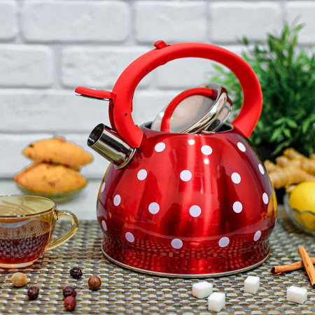 Чайник нержавеющий со свистком A-Plus - 1390 - 3 л ✅ базовая цена $14.86 ✔ Опт ✔ Скидки ✔ Заходите! - Интернет-магазин ✅ Фортуна-опт ✅