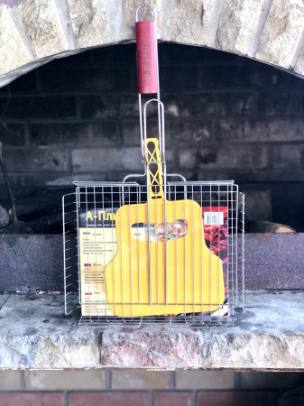 Решетка для гриля A-Plus - 1883 (31*24*5,5 см) ✅ базовая цена $4.77 ✔ Опт ✔ Скидки ✔ Заходите! - Интернет-магазин ✅ Фортуна-опт ✅