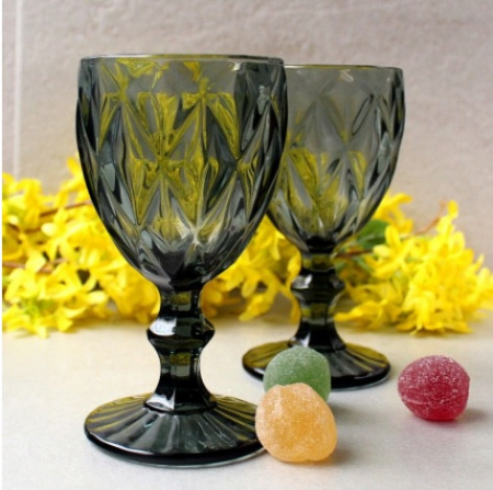 Бокал для вина 240 гр Smoky Grey A-Plus - 9015 - 1 шт ✅ базовая цена $1.50 ✔ Опт ✔ Скидки ✔ Заходите! - Интернет-магазин ✅ Фортуна-опт ✅