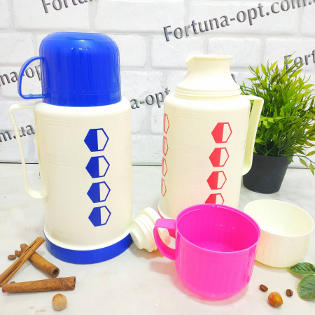 Термос стекло 1,2 л Frico FRU - 0-256 ➜ фото ➜ розн цена $5.92 - Интернет-магазин ✅ Fortuna-opt.com.ua. ✅ 