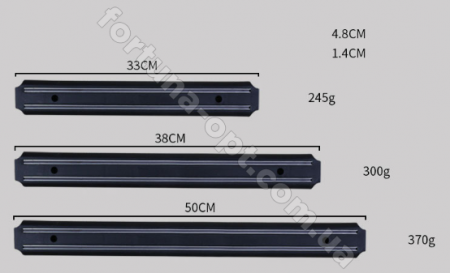 Магнитная планка для ножей Empire EM - 9751 - 38 см ✅ базовая цена 82.96 грн. ✔ Опт ✔ Скидки ✔ Заходите! - Интернет-магазин ✅ Фортуна-опт ✅