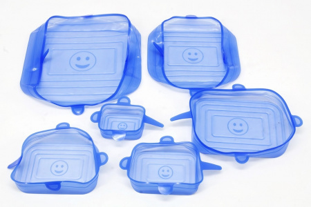 Набор силиконовых крышек прямоугольные A-Plus -   0007 ✅ базовая цена $1.61 ✔ Опт ✔ Скидки ✔ Заходите! - Интернет-магазин ✅ Фортуна-опт ✅