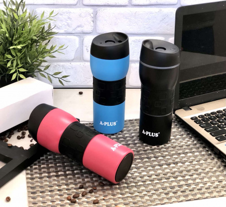 Термокружка 450 мл А-Плюс - 1627 ➜ фото ➜ розн цена $6.20 - Интернет-магазин ✅ Fortuna-opt.com.ua. ✅