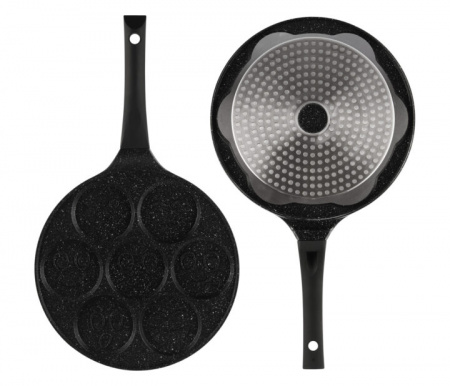 Сковорода для оладьев со смайликами Edenberg EB - 7511 - 27 см ✅ базовая цена $16.27 ✔ Опт ✔ Скидки ✔ Заходите! - Интернет-магазин ✅ Фортуна-опт ✅