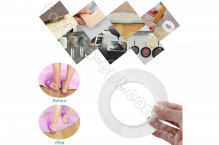 Сверхсильная клейкая лента 3 м TV 000141 ✅ картинка - Интернет-магазин ✅ Fortuna-opt.com.ua. ✅ Сверхсильная клейкая лента 3 м TV 000141 ✅ базовая цена $1.16 ✔ Опт ✔ Скидки ✔ Заходите! - Интернет-магазин ✅ Фортуна-опт ✅