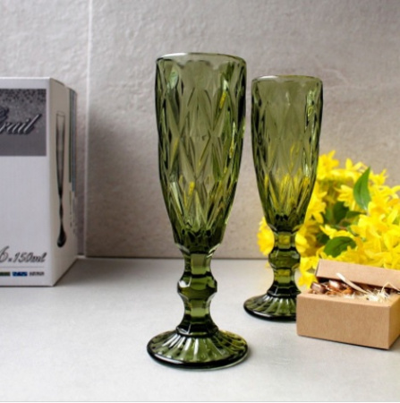 Бокал для шампанского Blue 150 гр 6 шт/наб A-Plus - 9021 ✅ базовая цена $1.55 ✔ Опт ✔ Скидки ✔ Заходите! - Интернет-магазин ✅ Фортуна-опт ✅