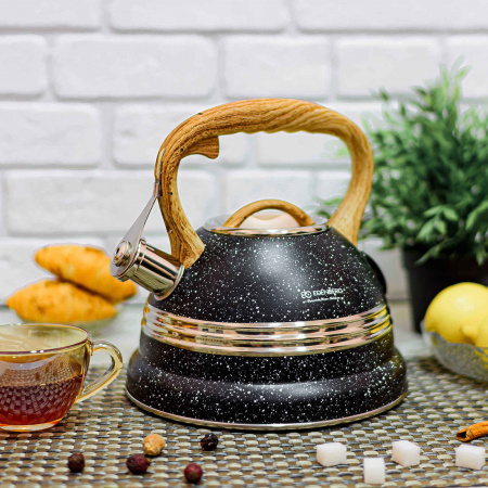 Чайник со свистком из нержавеющей стали Edenberg EB - 8808 - 3 л ✅ базовая цена $17.40 ✔ Опт ✔ Скидки ✔ Заходите! - Интернет-магазин ✅ Фортуна-опт ✅