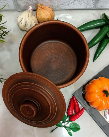   Кастрюля красная глина 1,7 л 7785 ✅ базовая цена 99.46 грн. ✔ Опт ✔ Скидки ✔ Заходите! - Интернет-магазин ✅ Фортуна-опт ✅