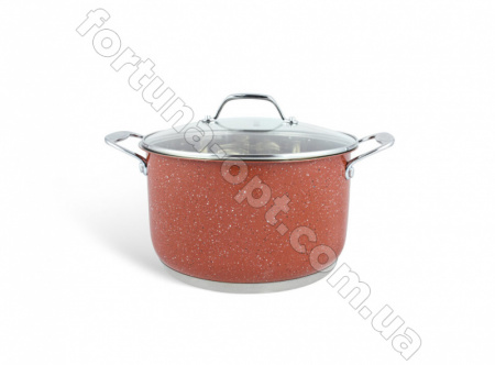 Набор посуды Edenberg красный мрамор ЕВ - 4045 ✅ базовая цена $85.25 ✔ Опт ✔ Скидки ✔ Заходите! - Интернет-магазин ✅ Фортуна-опт ✅