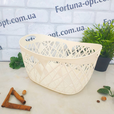Корзина-плетенка с ручками 30*24*15 см - Stenson - 39766 ✅ базовая цена $3.13 ✔ Опт ✔ Скидки ✔ Заходите! - Интернет-магазин ✅ Фортуна-опт ✅