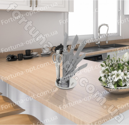 Набор ножей мраморных A-Plus - 0996 (7 предметов) ✅ базовая цена $14.18 ✔ Опт ✔ Скидки ✔ Заходите! - Интернет-магазин ✅ Фортуна-опт ✅