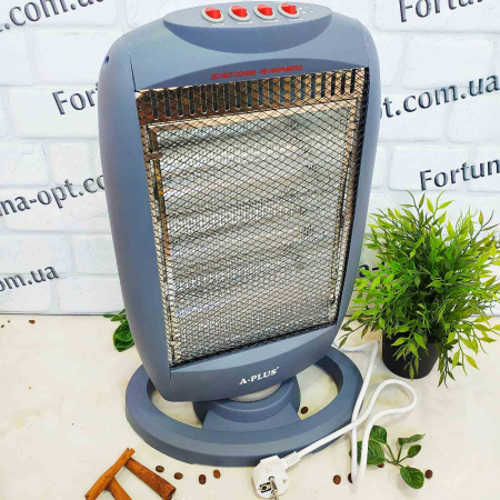 Электрообогреватель галогеновый А-Плюс - 1990 (400/800/1200Вт) ✅ базовая цена $21.74 ✔ Опт ✔ Скидки ✔ Заходите! - Интернет-магазин ✅ Фортуна-опт ✅
