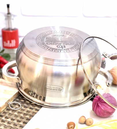 Кастрюля из нержавеющей стали Edenberg EB - 3724 - 2,9 л ✅ картинка - Интернет-магазин ✅ Fortuna-opt.com.ua. ✅ Кастрюля из нержавеющей стали Edenberg EB - 3724 - 2,9 л ✅ базовая цена $12.59 ✔ Опт ✔ Скидки ✔ Заходите! - Интернет-магазин ✅ Фортуна-опт ✅