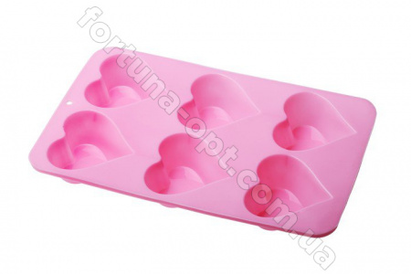 Форма силиконовая Сердце Empire EM - 9826 ✅ базовая цена $1.59 ✔ Опт ✔ Скидки ✔ Заходите! - Интернет-магазин ✅ Фортуна-опт ✅