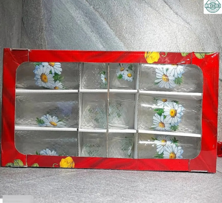 Набор 6 стаканов и 6 стопок ОСЗ Эдельвейс с декором - 8260 ✅ базовая цена 229.96 грн. ✔ Опт ✔ Скидки ✔ Заходите! - Интернет-магазин ✅ Фортуна-опт ✅