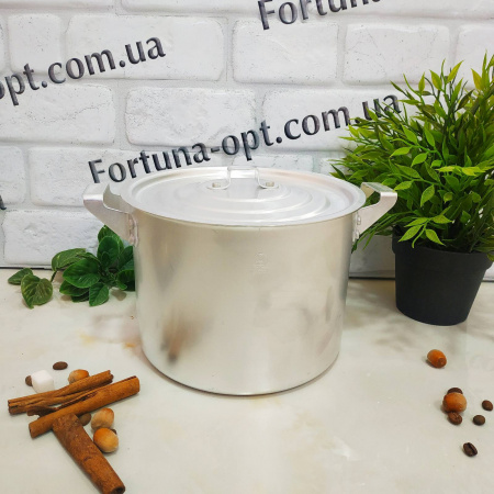 Кастрюля алюминиевая цилиндрическая 4,5л Interos 0045 ✅ базовая цена 392.67 грн. ✔ Опт ✔ Скидки ✔ Заходите! - Интернет-магазин ✅ Фортуна-опт ✅