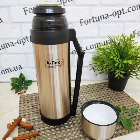 Термос нержавеющий A-Plus 1758 - 1.8 л ➜ фото ➜ розн цена $9.27 - Интернет-магазин ✅ Fortuna-opt.com.ua. ✅