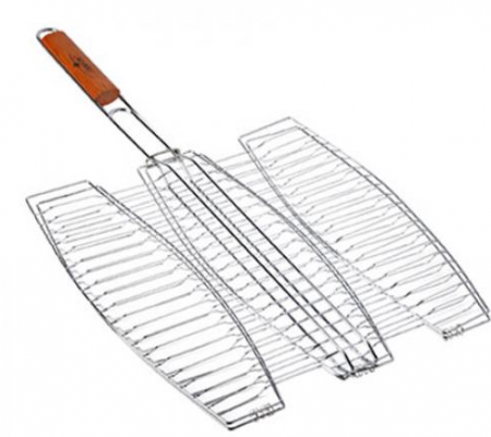 Барбекю для рыбы тройная Stenson MH - 0089 ✅ картинка - Интернет-магазин ✅ Fortuna-opt.com.ua. ✅ Барбекю для рыбы тройная Stenson MH - 0089 ✅ базовая цена $4.62 ✔ Опт ✔ Скидки ✔ Заходите! - Интернет-магазин ✅ Фортуна-опт ✅