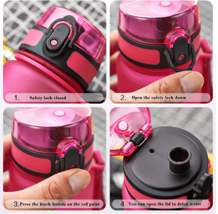 Бутылка для спорта пластик  A-Plus 450 - 450 мл ➜ фото ➜ розн цена $2.60 - Интернет-магазин ✅ Fortuna-opt.com.ua. ✅ 