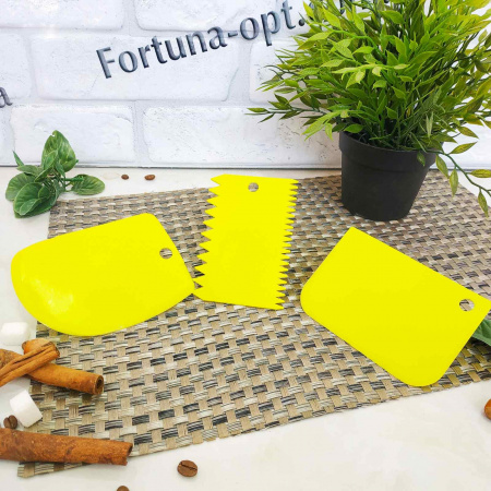 Шпатель для теста 3 шт/набор 1755 ✅ базовая цена 38.36 грн. ✔ Опт ✔ Скидки ✔ Заходите! - Интернет-магазин ✅ Фортуна-опт ✅