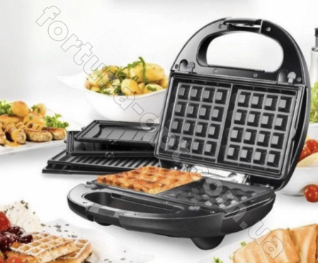 Сендвичница 4 в 1 Domotec MS-7704 ✅ базовая цена $21.36 ✔ Опт ✔ Скидки ✔ Заходите! - Интернет-магазин ✅ Фортуна-опт ✅