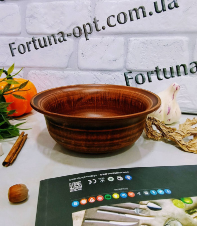 Миска кр глина солдатка 600 мл 7780 ✅ картинка - Интернет-магазин ✅ Fortuna-opt.com.ua. ✅   Миска кр глина солдатка 600 мл 7780 ✅ базовая цена 41.44 грн. ✔ Опт ✔ Скидки ✔ Заходите! - Интернет-магазин ✅ Фортуна-опт ✅