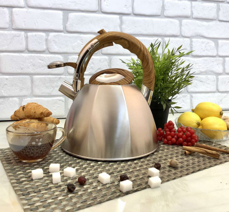 Чайник со свистком (нержавеющая сталь) 3 л A-Plus - 1377 ✅ базовая цена $15.74 ✔ Опт ✔ Скидки ✔ Заходите! - Интернет-магазин ✅ Фортуна-опт ✅