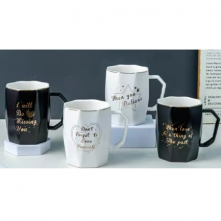 Чашка керамическая 400 мл "Motive" 00983 ✅ базовая цена 42.98 грн. ✔ Опт ✔ Скидки ✔ Заходите! - Интернет-магазин ✅ Фортуна-опт ✅