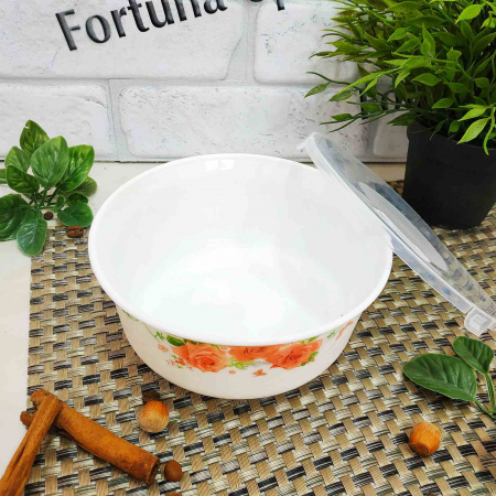 Салатник "6" стеклокерамический с крышкой микс 30054/2 ✅ базовая цена 40.75 грн. ✔ Опт ✔ Скидки ✔ Заходите! - Интернет-магазин ✅ Фортуна-опт ✅