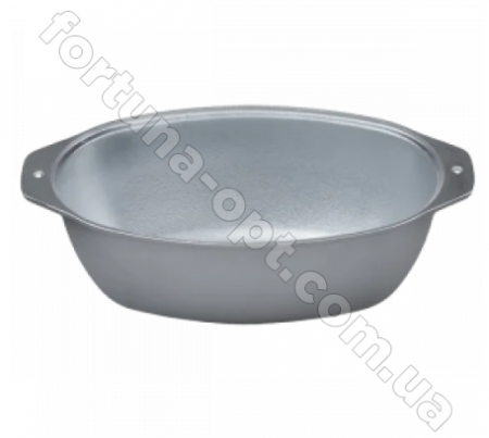 Гусятница алюминиевая с дужкой Талко D 2004 - 4 л ✅ картинка - Интернет-магазин ✅ Fortuna-opt.com.ua. ✅ Гусятница алюминиевая с дужкой Талко D 2004 - 4 л ✅ базовая цена 242.73 грн. ✔ Опт ✔ Скидки ✔ Заходите! - Интернет-магазин ✅ Фортуна-опт ✅