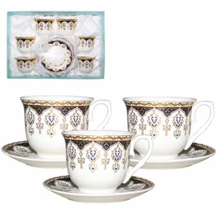 Набор чайный 12 пр 180 мл Клеопатра 146-02 ✅ базовая цена 602.34 грн. ✔ Опт ✔ Скидки ✔ Заходите! - Интернет-магазин ✅ Фортуна-опт ✅