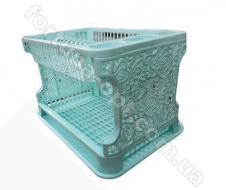 Сушилка для посуды 2-ярусная Ажур - 1016 ✅ базовая цена227.74 грн. ✔ Опт ✔ Скидки ✔ Заходите! - Интернет-магазин ✅ Фортуна-опт ✅