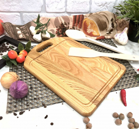 Доска разделочная Ясень домик с вырезом 25*35см 2535дсв ✅ базовая цена 171.50 грн. ✔ Опт ✔ Скидки ✔ Заходите! - Интернет-магазин ✅ Фортуна-опт ✅