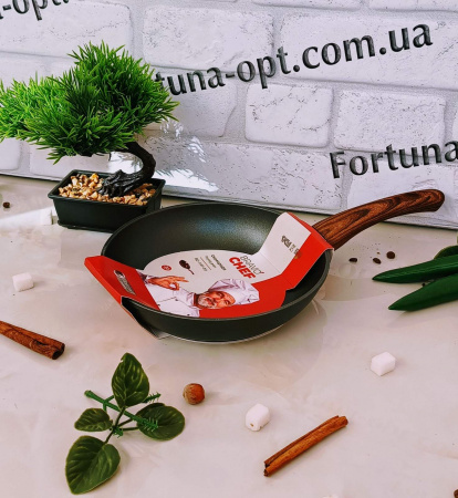 Сковорода 20см Bravo CHEF б/кр 1101-20 ✅ картинка - Интернет-магазин ✅ Fortuna-opt.com.ua. ✅ Сковорода 20см Bravo CHEF б/кр 1101-20 ✅ базовая цена 293.49 грн. ✔ Опт ✔ Скидки ✔ Заходите! - Интернет-магазин ✅ Фортуна-опт ✅