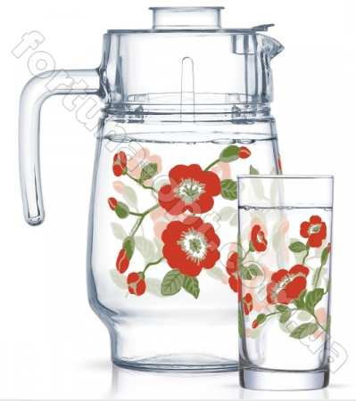 Набор графин и стаканы люминарк - 7 пр - 9523 ✅ базовая цена 234.43 грн. ✔ Опт ✔ Скидки ✔ Заходите! - Интернет-магазин ✅ Фортуна-опт ✅