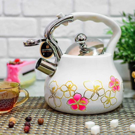 Чайник нержавеющий со свистком 3л Edenberg EB - 8842 ✅ базовая цена $19.99 ✔ Опт ✔ Скидки ✔ Заходите! - Интернет-магазин ✅ Фортуна-опт ✅