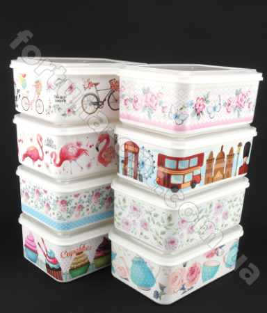 Набор пластиковых судочков 4 шт A-Plus - 237 ✅ базовая цена $3.05 ✔ Опт ✔ Скидки ✔ Заходите! - Интернет-магазин ✅Фортуна-опт ✅