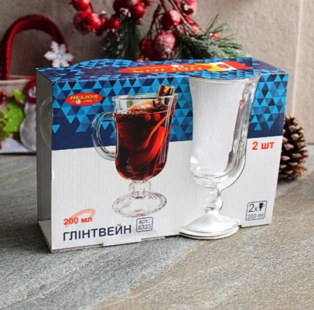 Набор бокалов для глинтвейна ОСЗ 2 шт 8333 200 мл ✅ базовая цена 66.30 грн. ✔ Опт ✔ Скидки ✔ Заходите! - Интернет-магазин ✅ Фортуна-опт ✅