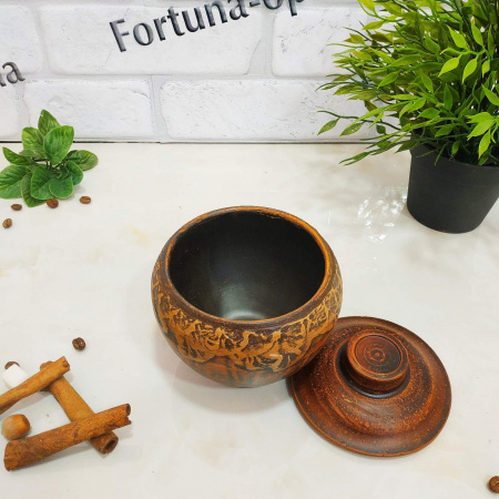 Горшки в духовку порционные 6 шт/наб Глечик 600 мл (красная глина) 7787 ✅ базовая цена 298.37 грн. ✔ Опт ✔ Скидки ✔ Заходите! - Интернет-магазин ✅ Фортуна-опт ✅