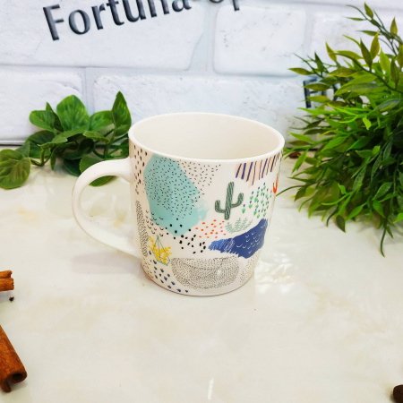 Чашка 360 мл "Enjoy" 00687 ✅ базовая цена $1.61 ✔ Опт ✔ Скидки ✔ Заходите! - Интернет-магазин ✅ Фортуна-опт ✅