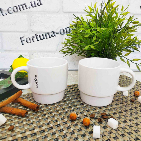Чашка керамическая 420 мл "Белая" 4193 ✅ базовая цена 45.80 грн. ✔ Опт ✔ Скидки ✔ Заходите! - Интернет-магазин ✅ Фортуна-опт ✅