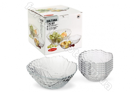 Набор салатников Pasabahce SULTANA - 97772 - 7 предметов ✅ базовая цена 178.37 грн. ✔ Опт ✔ Скидки ✔ Заходите! - Интернет-магазин ✅ Фортуна-опт ✅