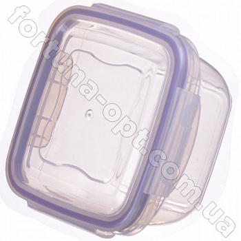 Контейнер пищевой фреш бокс квадратный 0,9 л - 0900 ➜ Оптом и в розницу ✅ актуальная цена -Интернет магазин ✅ Фортуна ✅