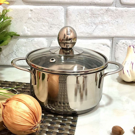 Кастрюля маленькая нержавейка 0,7л А-Плюс -2180 ✅ базовая цена $7 ✔ Опт ✔ Скидки ✔ Заходите! - Интернет-магазин ✅ Фортуна-опт ✅