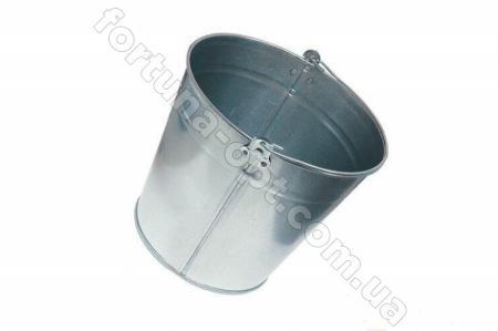 Ведро оцинкованное двухшовное 12 л - 0115  ✅базовая цена 54.98 грн. ✔ Опт ✔ Скидки ✔ Заходите! - Интернет-магазин ✅ Фортуна-опт ✅