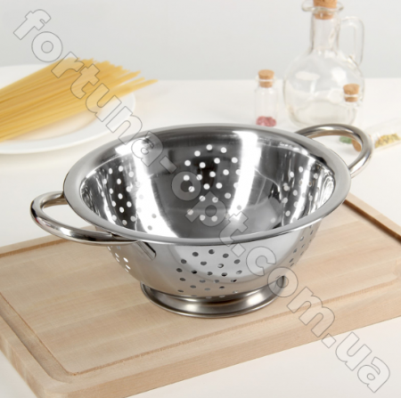 Дуршлаг на ножке из нержавейки A-Plus - 0824 (28 см) ✅ базовая цена $2.98 ✔ Опт ✔ Скидки ✔ Заходите! - Интернет-магазин ✅ Фортуна-опт ✅