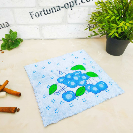 Салфетка микрофибра Фрукты 25х25см 0401 ✅ базовая цена 13.66 грн. ✔ Опт ✔ Скидки ✔ Заходите! - Интернет-магазин ✅ Фортуна-опт ✅