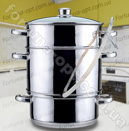 Соковарка нержавеющая A-Plus 1312 - 8 л ✅ базовая цена $35.88 ✔ Опт ✔ Скидки ✔ Заходите! - Интернет-магазин ✅ Фортуна-опт ✅