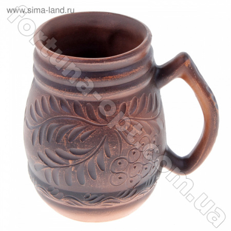 Пивной бокал из красной глины ✅ базовая цена 59 грн. ✔ Опт ✔ Скидки ✔ Заходите! - Интернет-магазин ✅ Фортуна-опт ✅