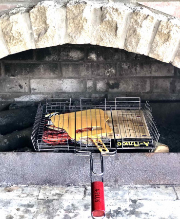 Решетка для барбекю A-Plus - 1882 (40*32*7,5 см) ✅ базовая цена $6.03 ✔ Опт ✔ Скидки ✔ Заходите! - Интернет-магазин ✅ Фортуна-опт ✅